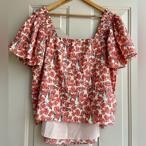 Moodie Bethany Floral Blouse Size 2X - Picture 9 of 14